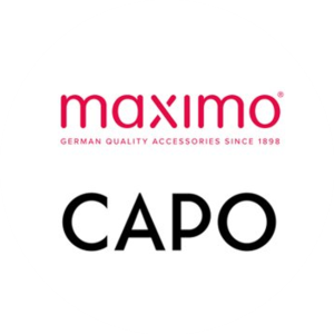 Logo der Bruno Barthel Strickerei mit maximo und CAPO